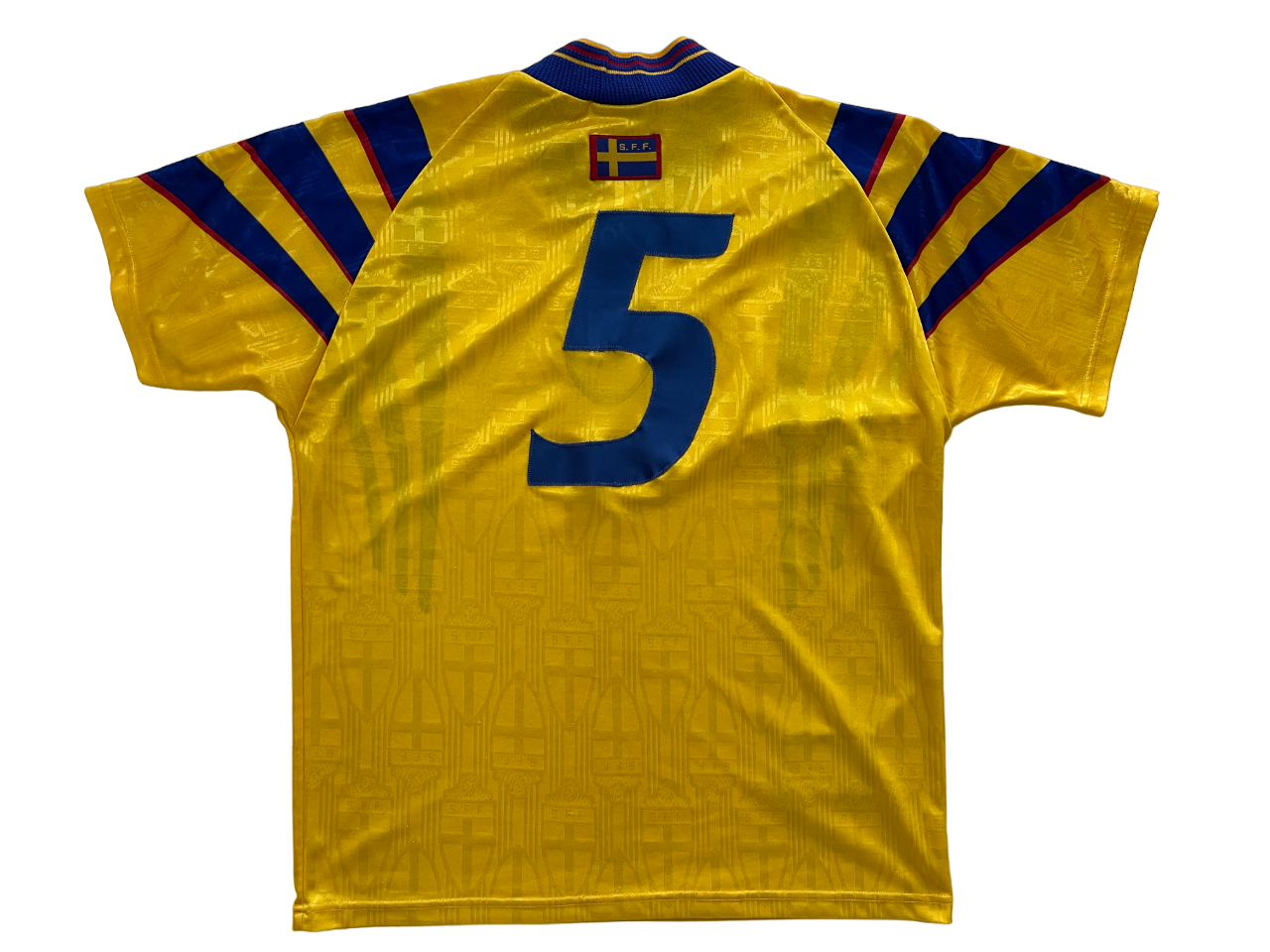 1996 SWEDEN HOME JERSEY L
