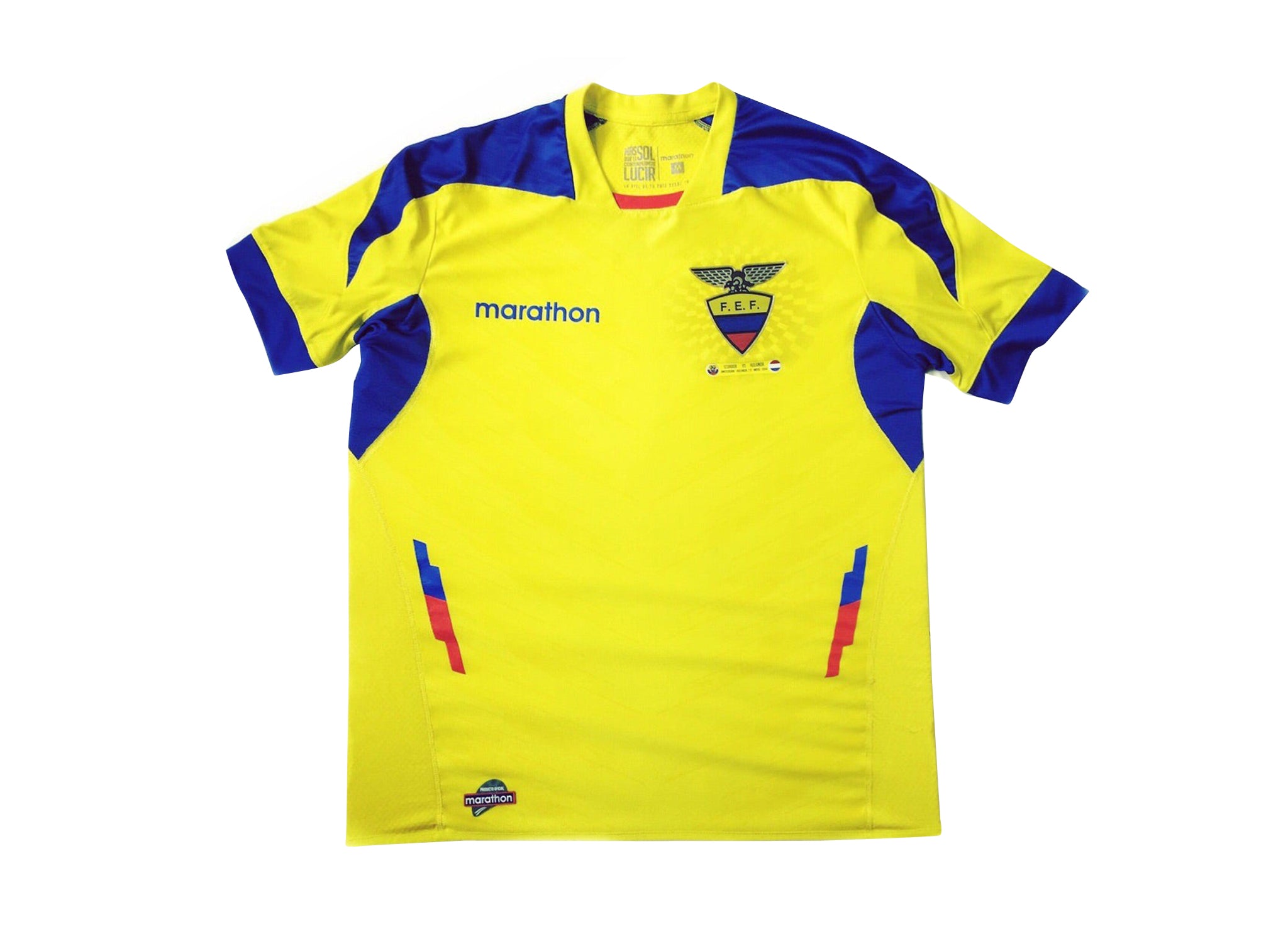 2014-2015 ECUADOR HOME JERSEY (MATCH ISSUE)