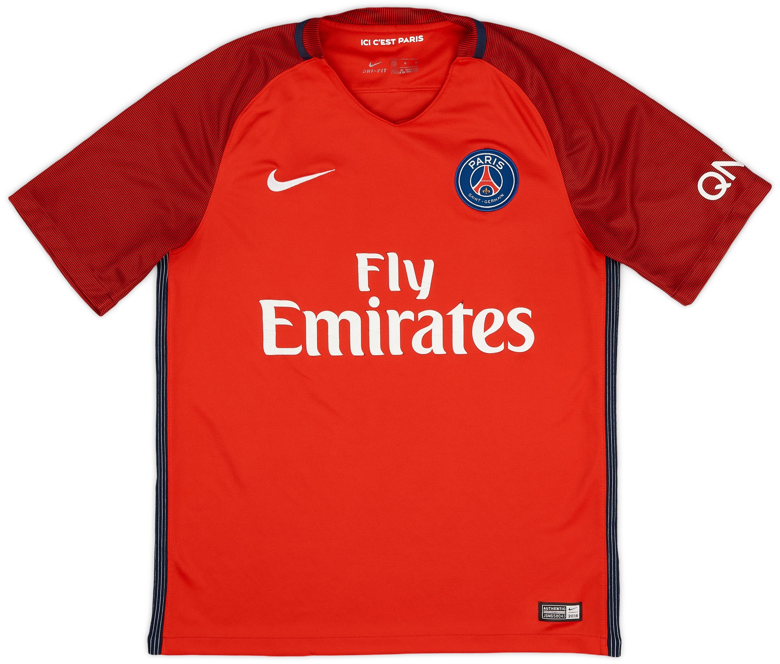 2016-2017 PARIS SAINT-GERMAIN AWAY JERSEY M