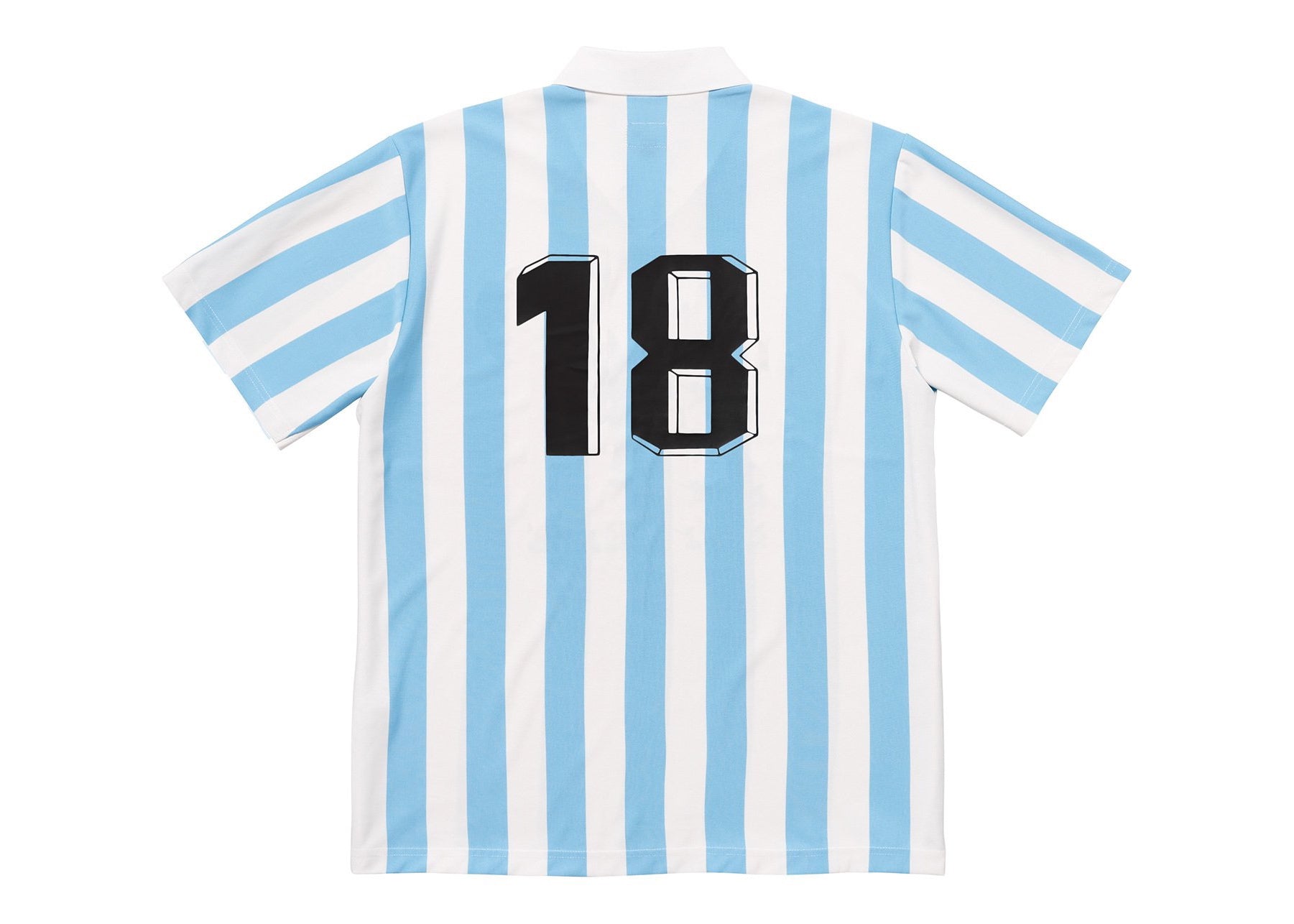 SUPREME PLAYBOY SOCCER JERSEY | WHITE/SKY BLUE