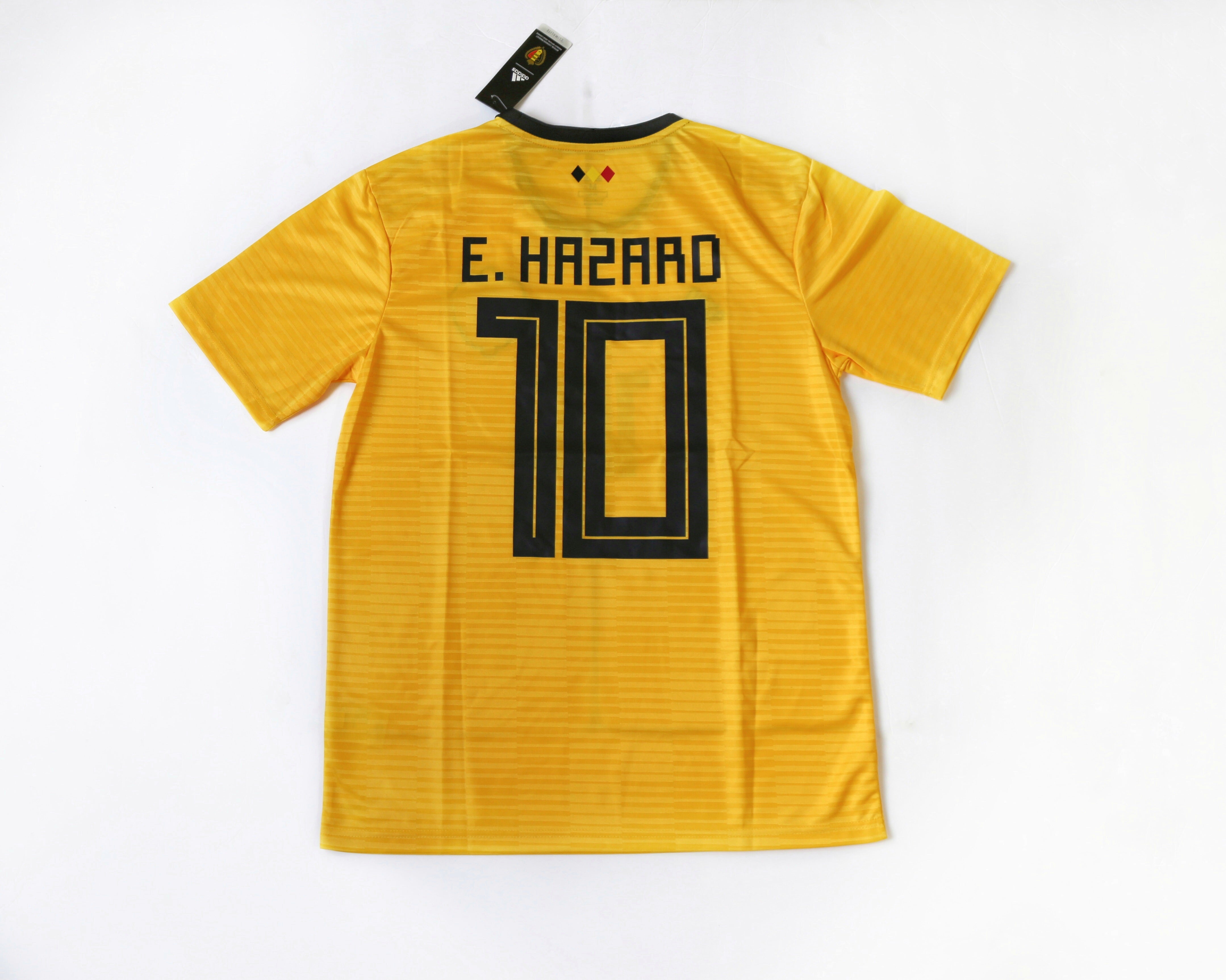 2017-2018 Belgium Home Jersey ( #10 E. Hazard)