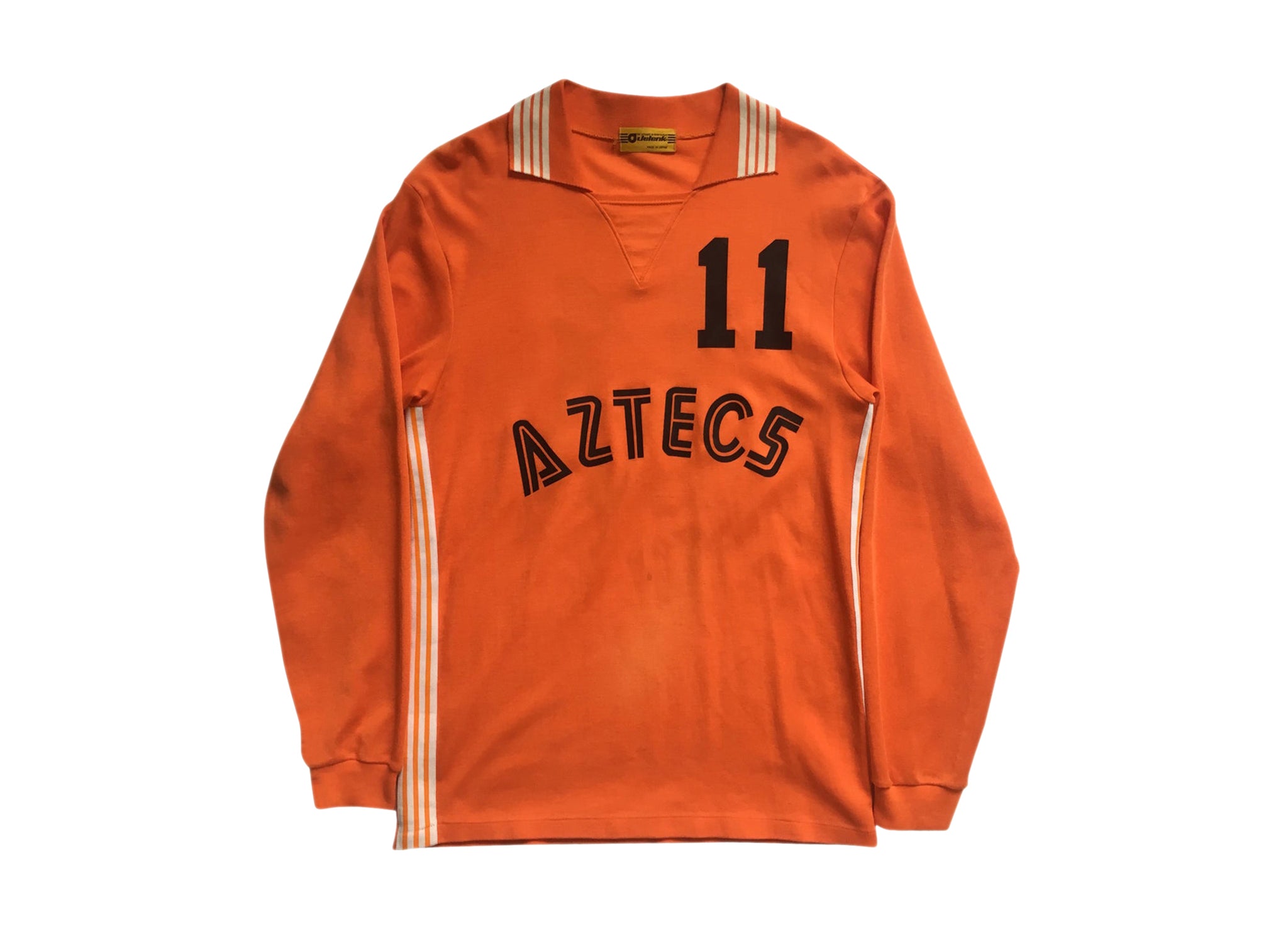 1975-1976 LOS ANGELES AZTECS AWAY JERSEY (#11 GEORGE BEST) M