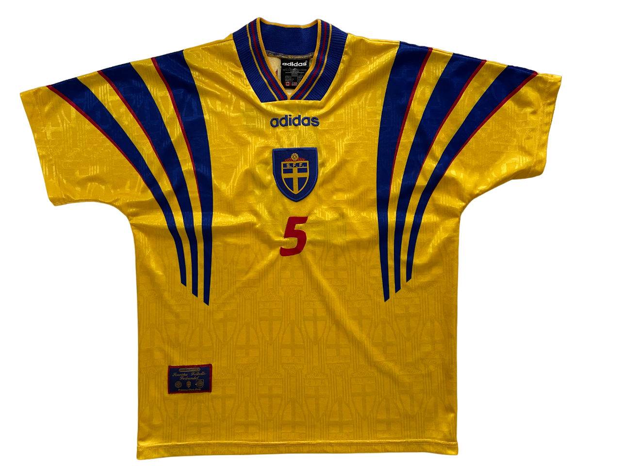 1996 SWEDEN HOME JERSEY L