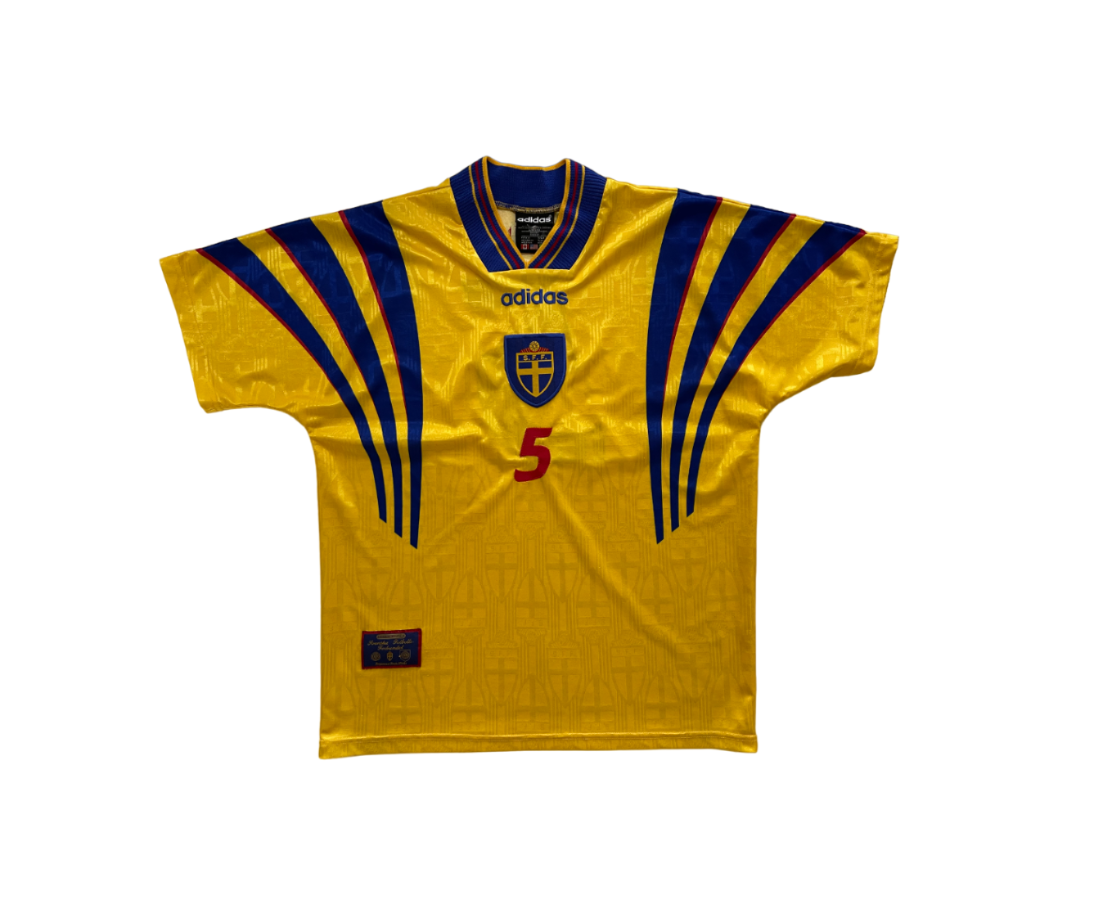 1996 SWEDEN HOME JERSEY L