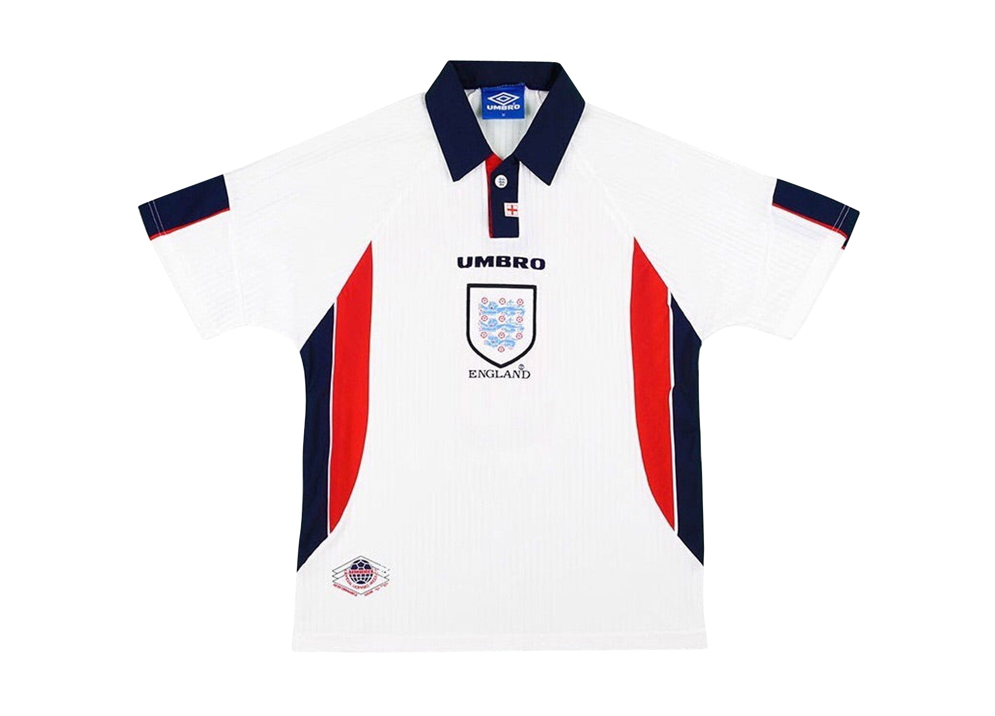 1997-1998 ENGLAND HOME JERSEY L