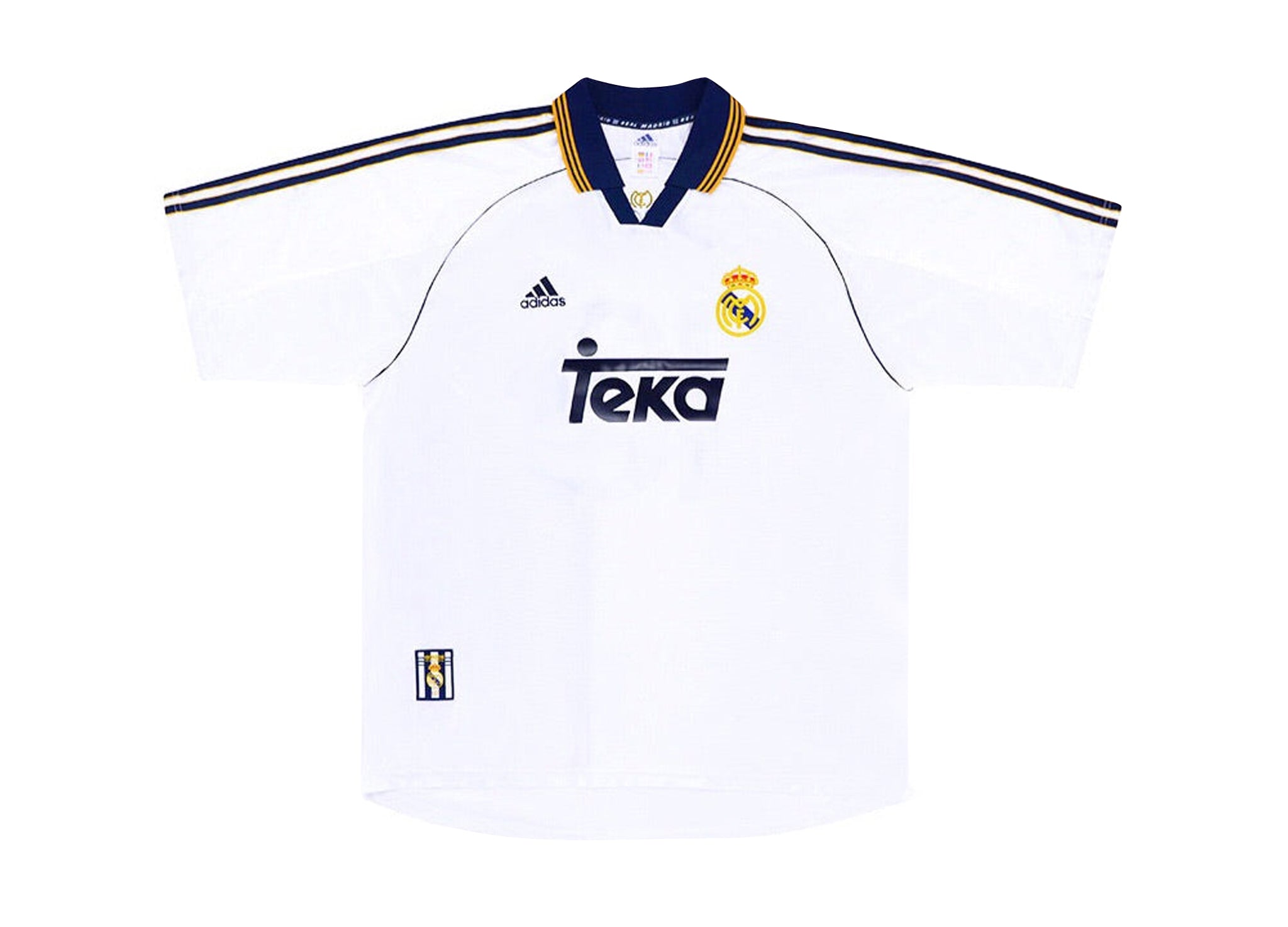 1998-1999 REAL MADRID HOME JERSEY L