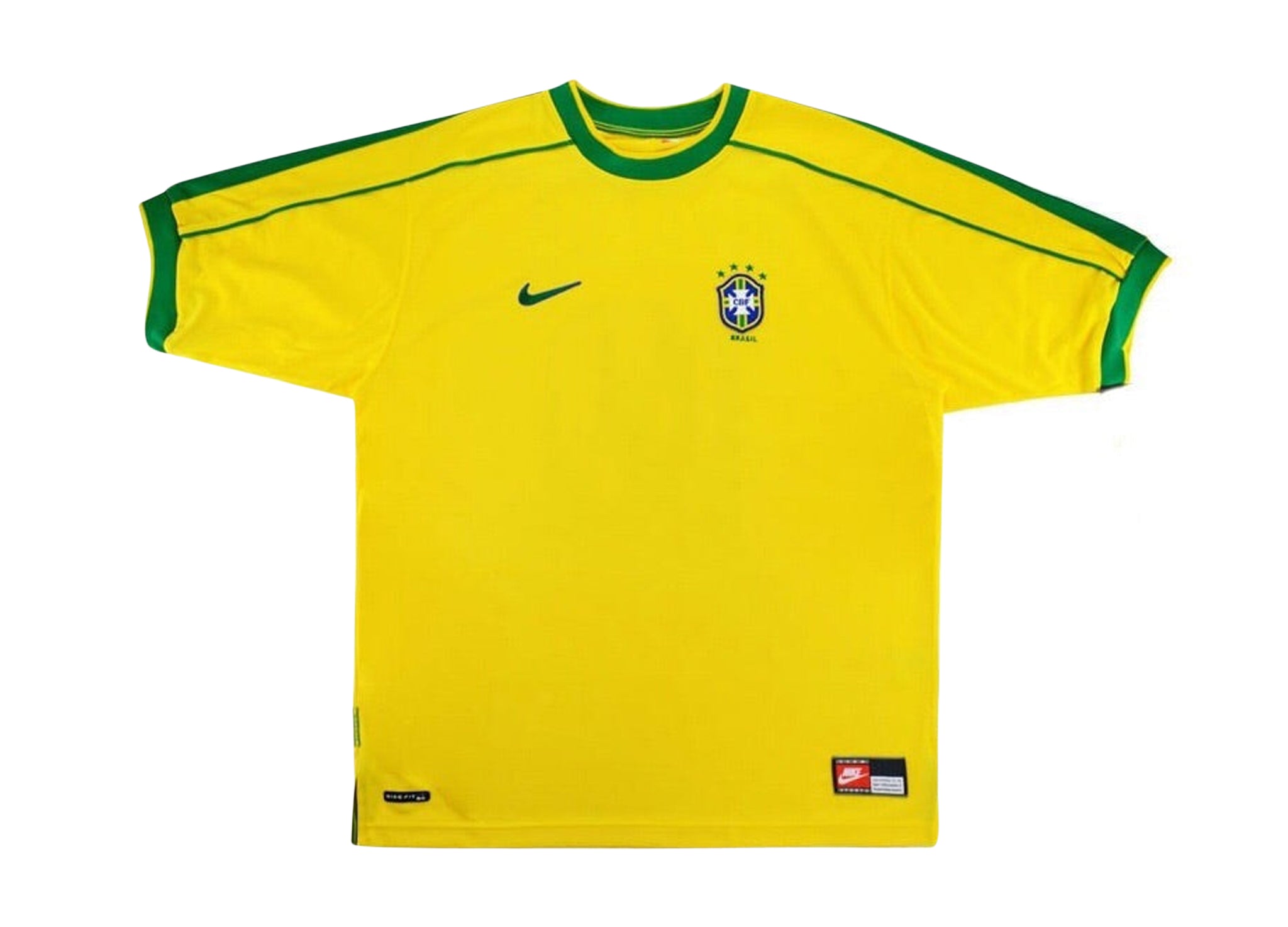 1998-2000 BRAZIL HOME JERSEY XL