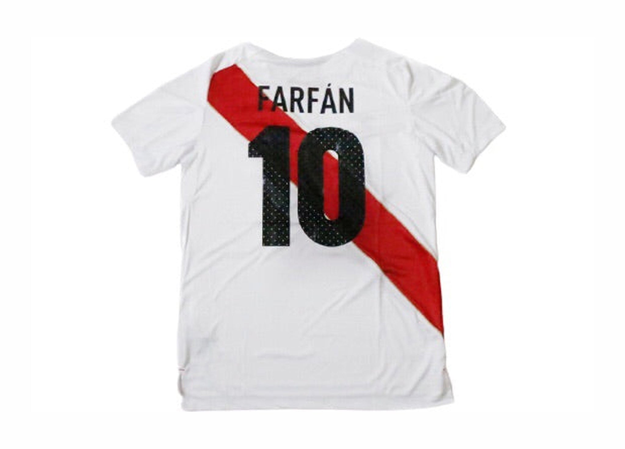 2017-2018 Peru Away Jersey (#10 Farfan)