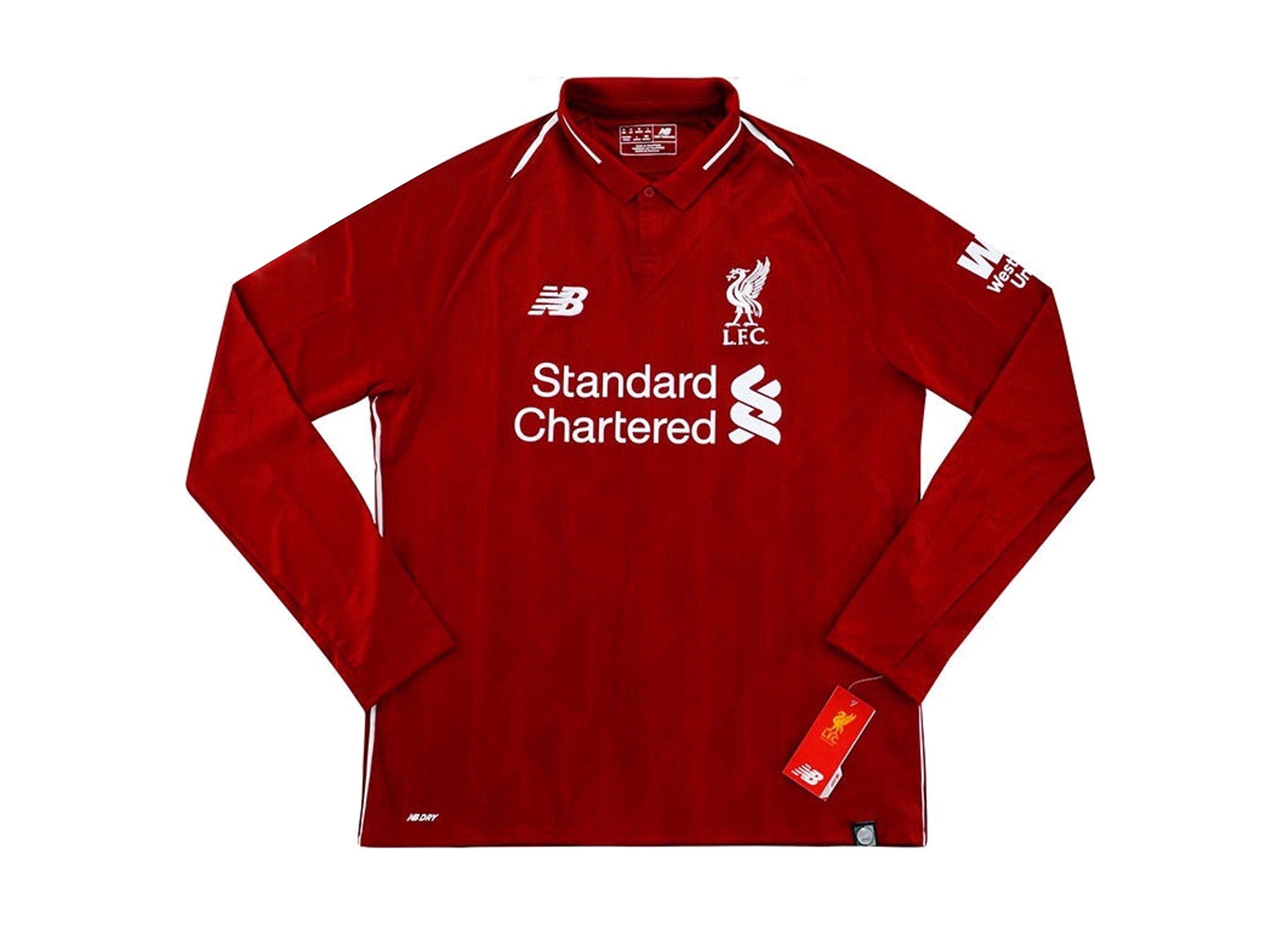 2018-19 LIVERPOOL HOME LONG-SLEEVE JERSEY (YOUTH S)