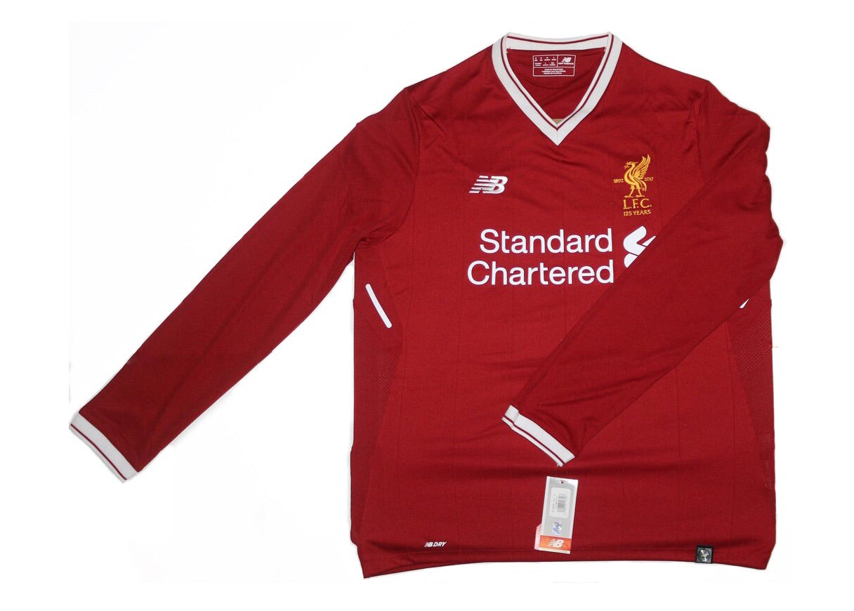 2017-2018 L/S LIVERPOOL HOME JERSEY M