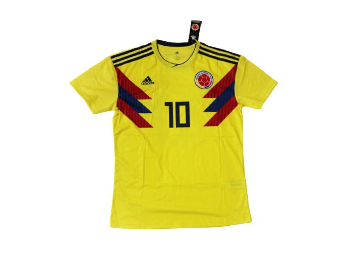 2017-2018 Colombia Home Jersey (#10 James)