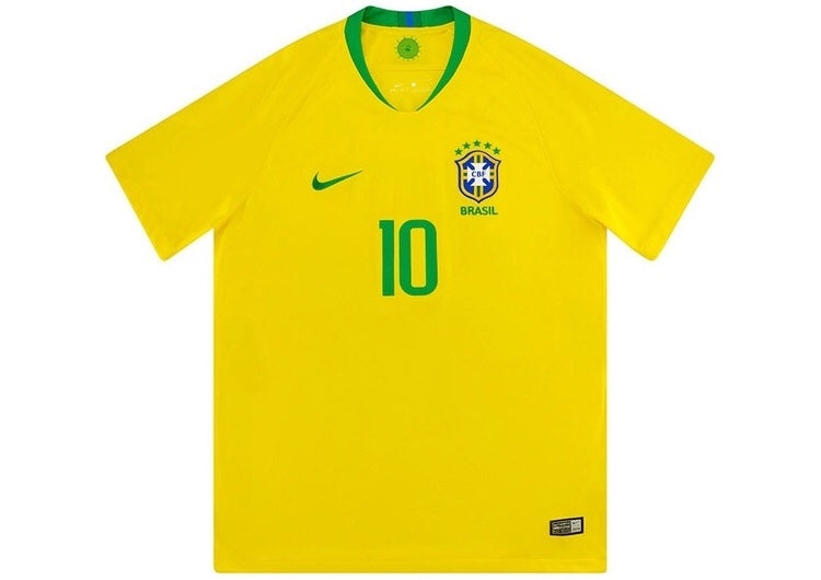 2018-19 BRAZIL HOME JERSEY S (#10 NEYMAR JR)